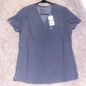 XS Gray figs top